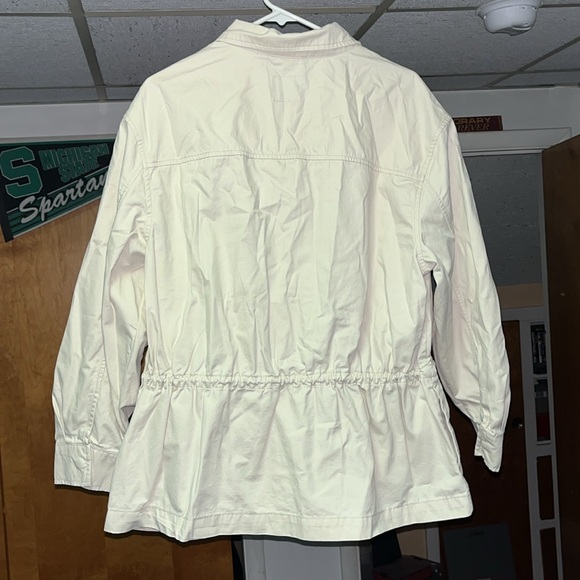 Creme Old Navy Women’s Sz L Jacket - Picture 4 of 5